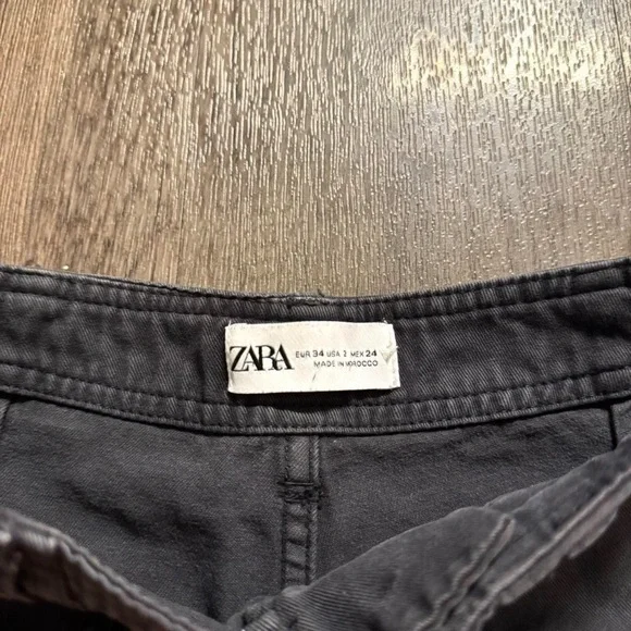 Zara Grey Cargo Pants - Picture 4 of 4